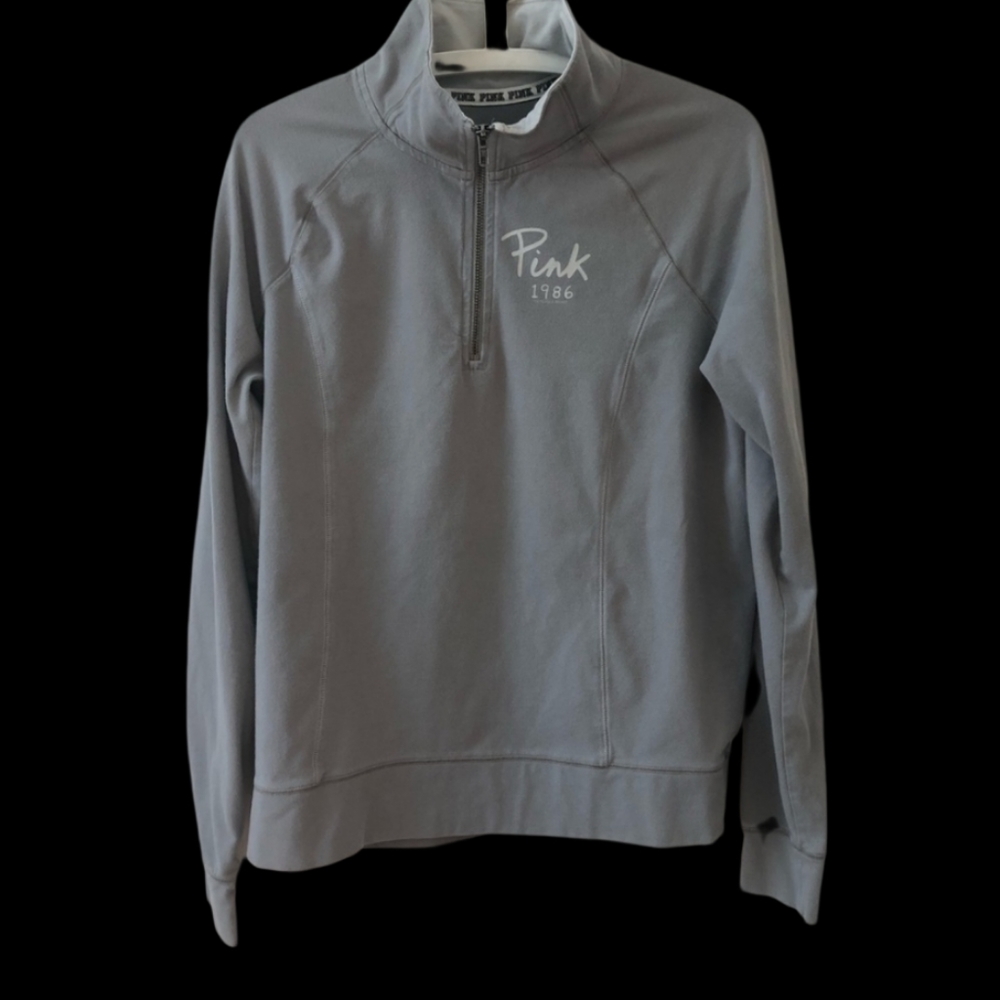 Pink Victoria's Secret Grey Jacket Size Large Great Used Condition